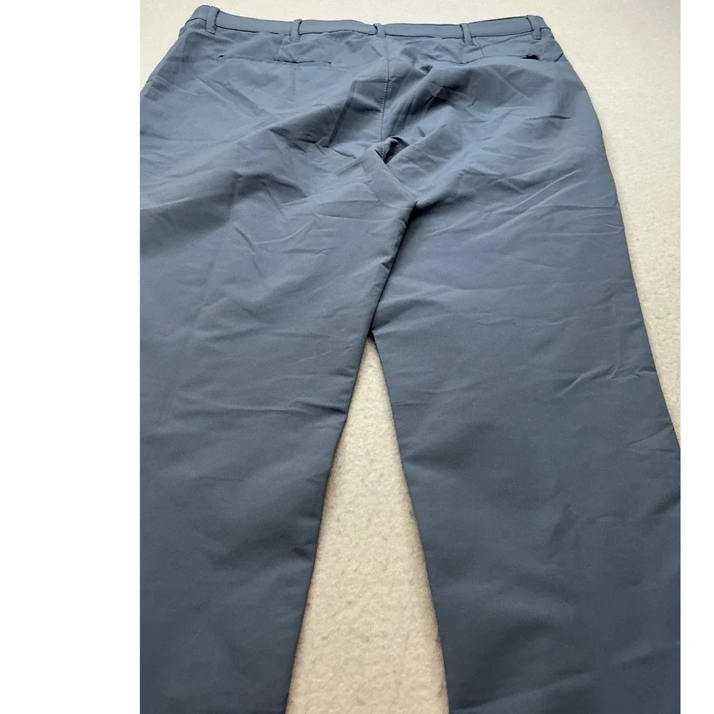 Banana Republic Performance Pants Blue Gray 40x30 Straight Leg Polyester‎ Chino